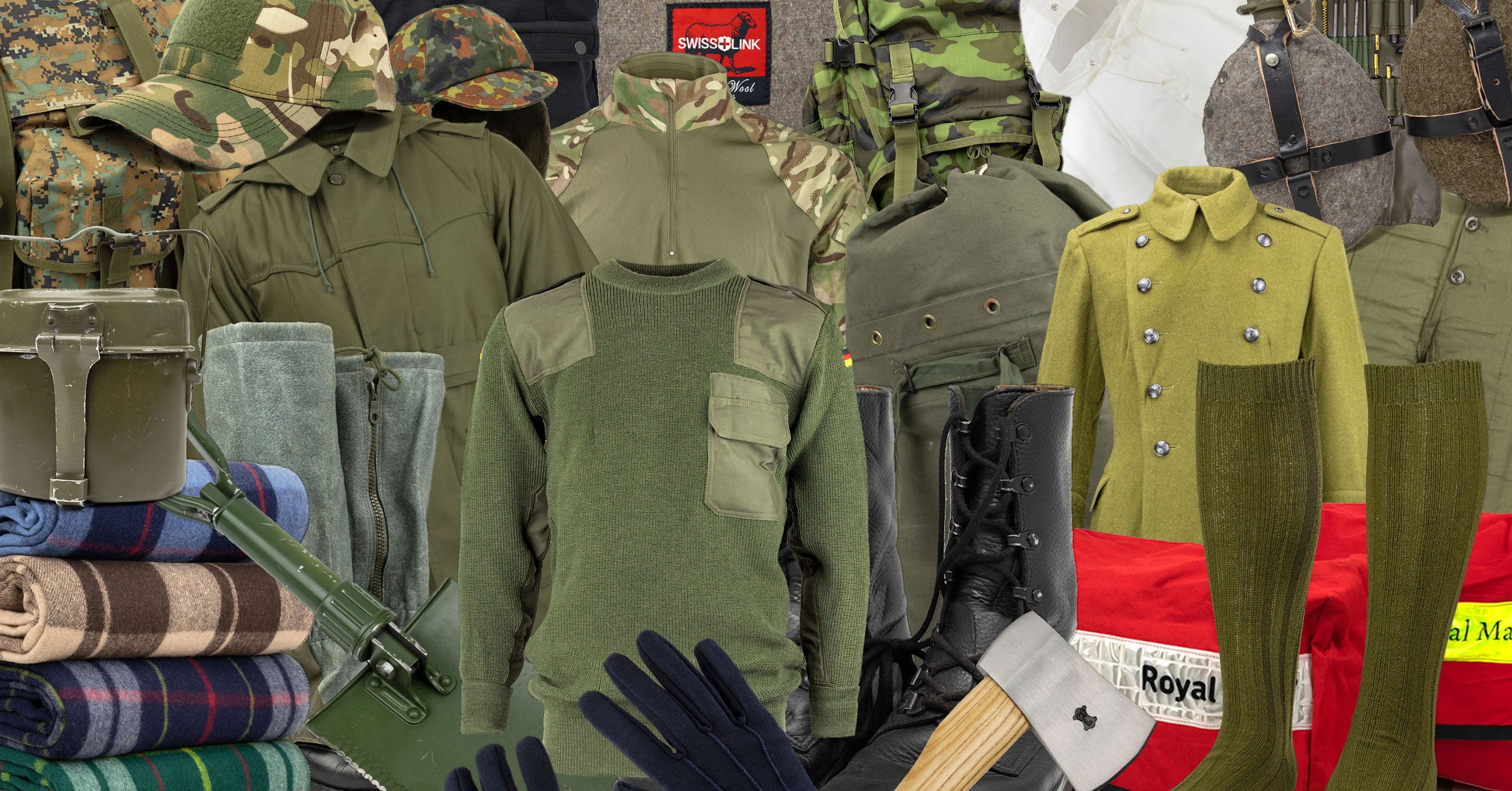 Military Surplus Collage