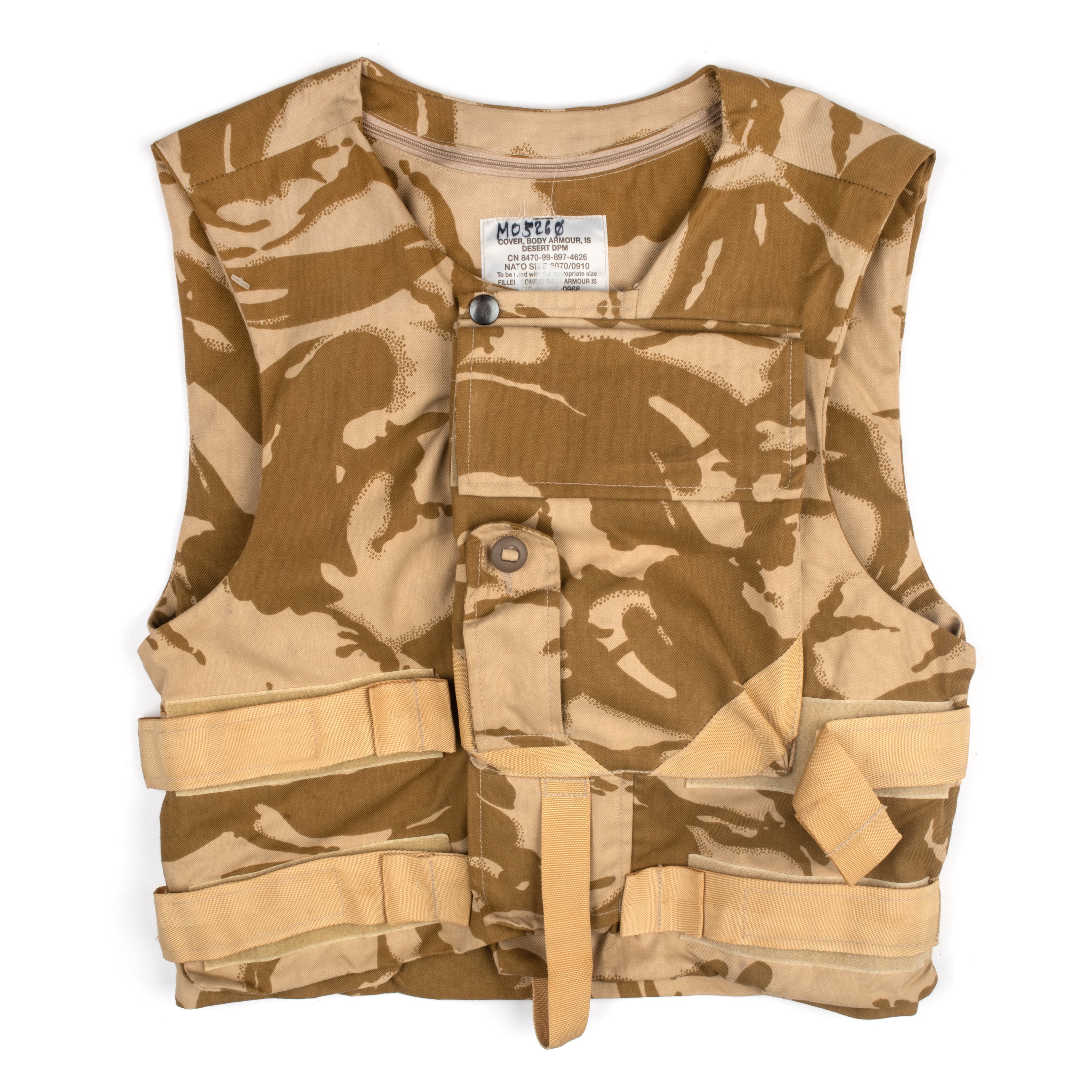 British Body Armor Cover Desert DPM
