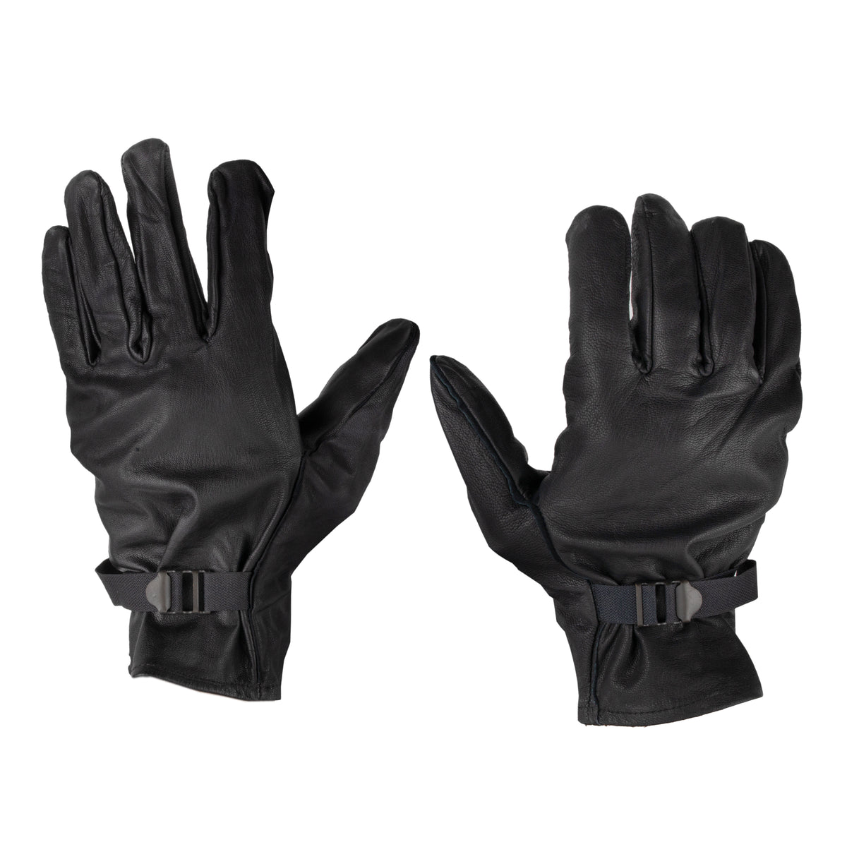 Black French Driving Leather Gloves | New