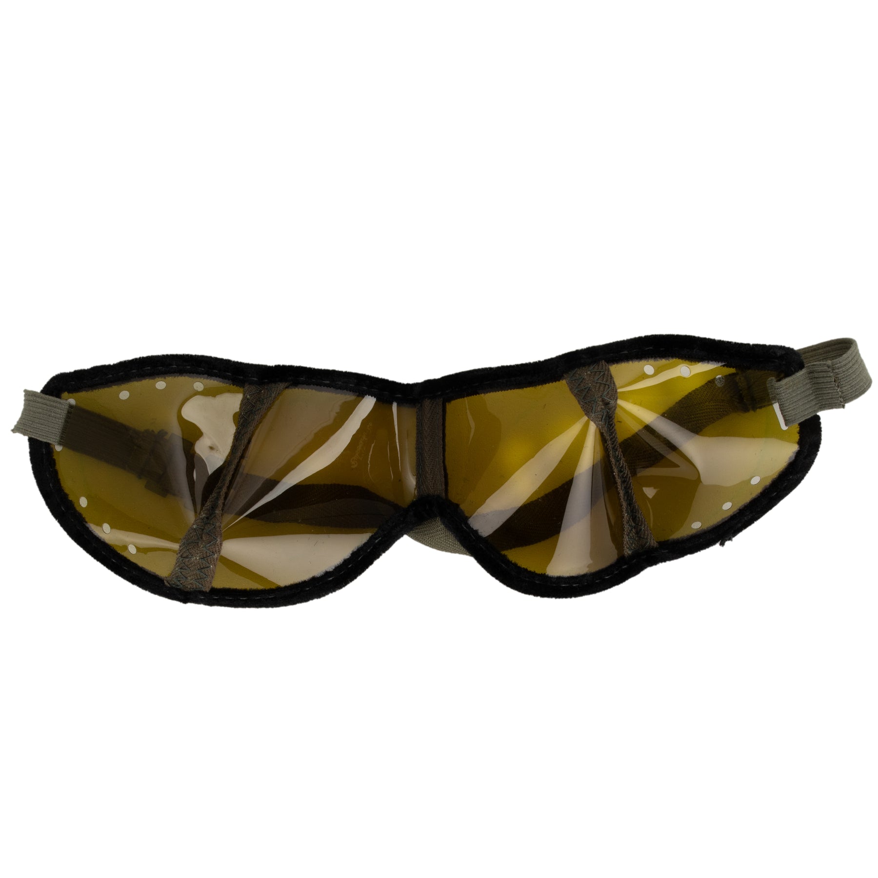 East German Folding Goggles | Yellow Lenses