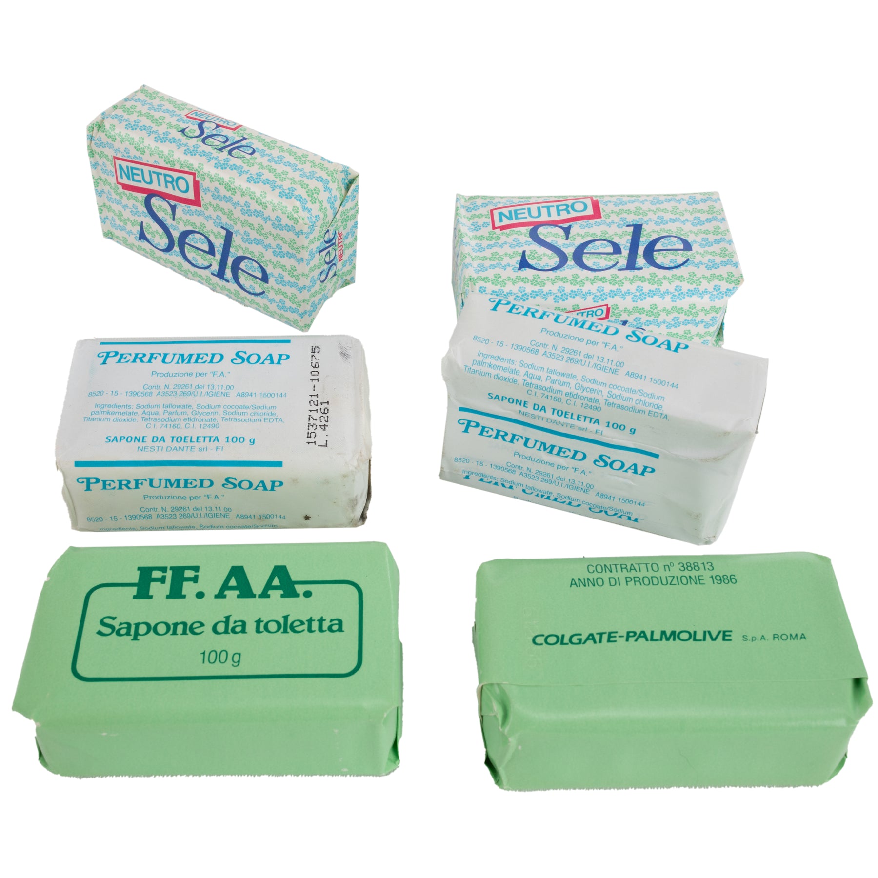 Italian Army Issue Assorted Soap Bar | 6-Pc