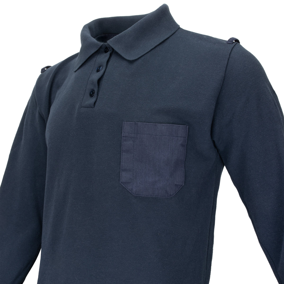 Dutch Navy Long Sleeve Polo Shirt | Navy Blue