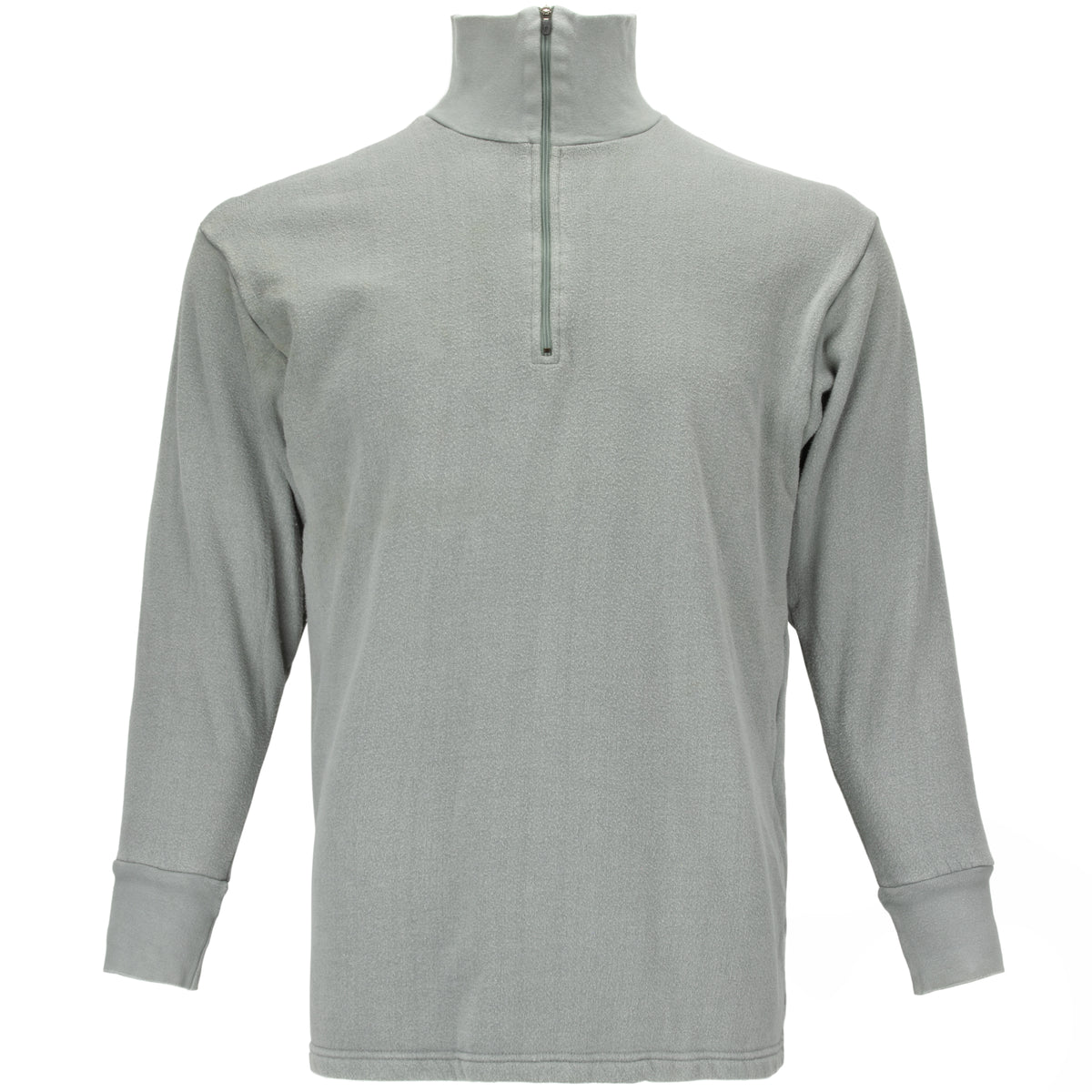 Dutch Army 1/4 Zip Long Sleeve Shirt | Grey