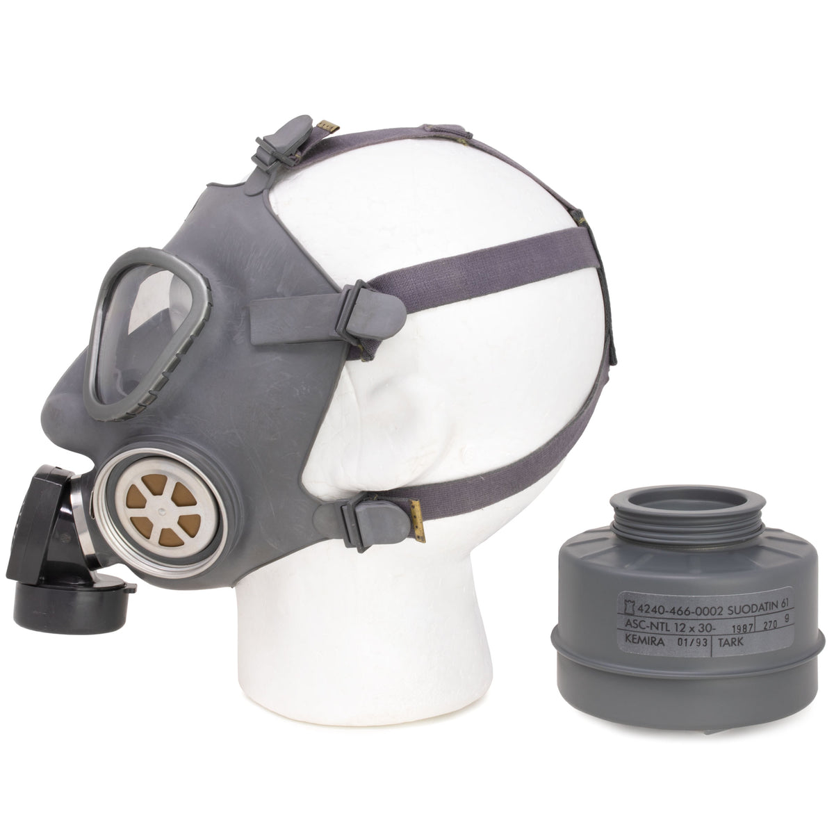 Finnish Army Gas Mask & Filter