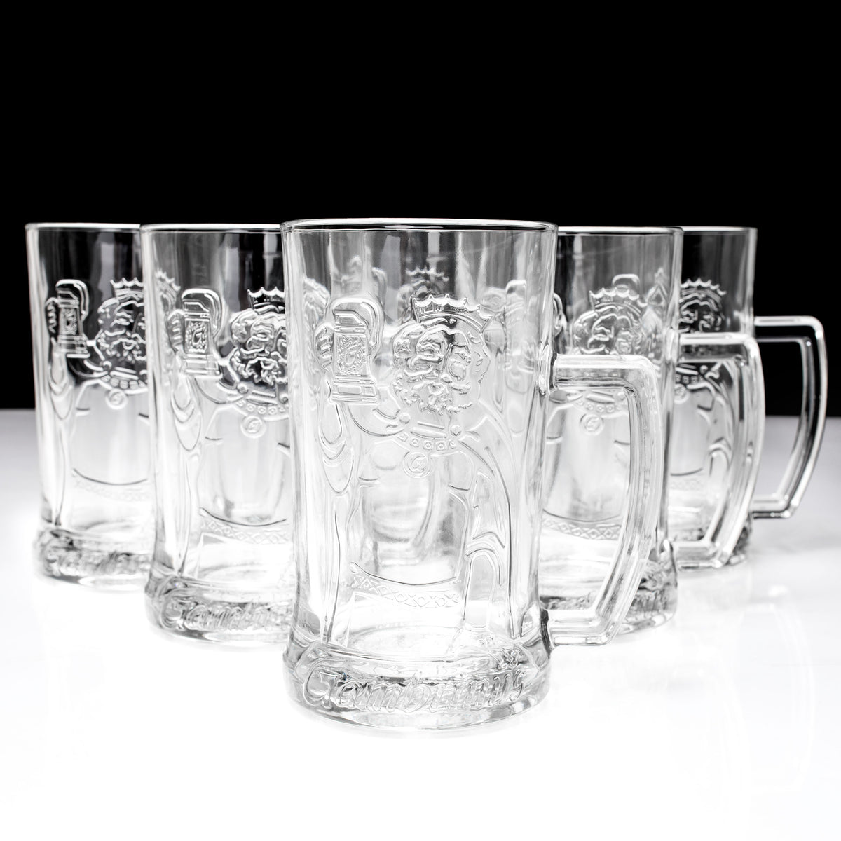 Gambrinus Half Liter Czech Beer Glasses | 6-pack
