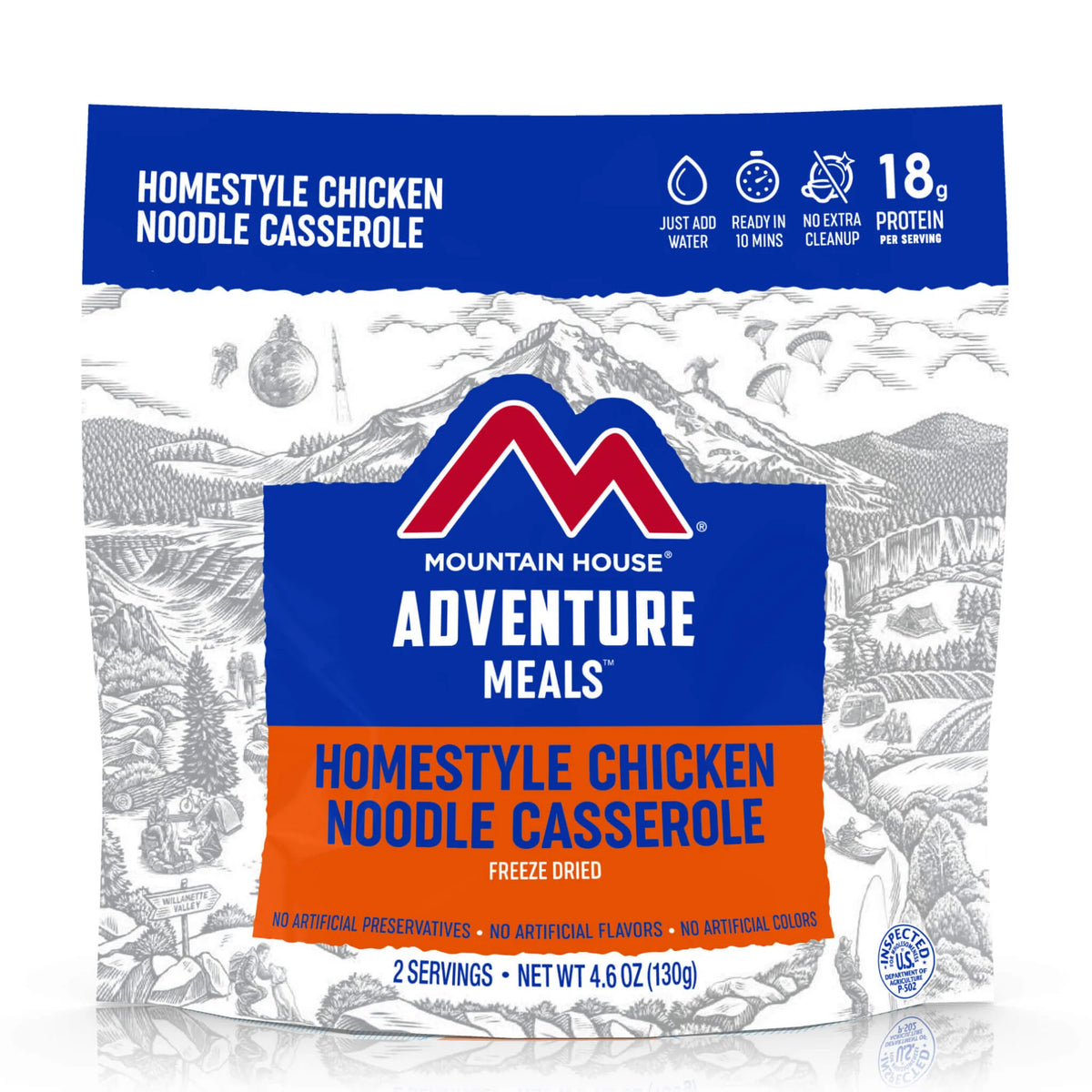 Homestyle Chicken Noodle Casserole | Pouch