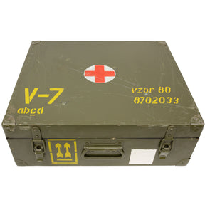 Czech Army Wooden Medical Box