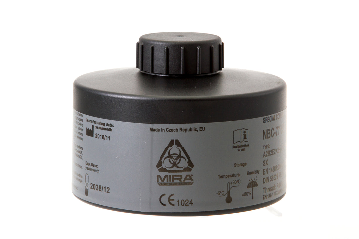 CBRN Gas Mask Filter NBC-77 SOF 40mm Thread | 20 Year Shelf Life