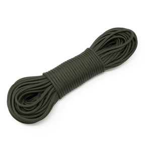 7 strand 550 Paracord 100 ft OD Green